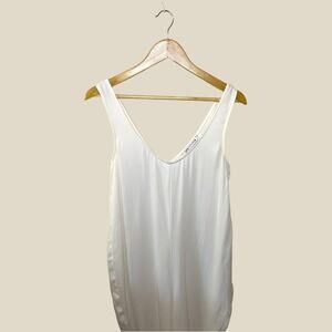 Zara white maxi dress